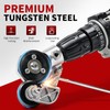 Metal Nibbler Drill Attachment, Heavy Duty Sheet Metal Cutter with