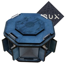 Jailbreak 4.0 Secret Escape Box - Very Tricky Wooden Puzzle Box - Over 30 Steps - Includes Crux Sticker