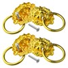 WMYCONGCONG 6Pcs 3.58 x 2.04 Inch Lion Head Drawer Pull
