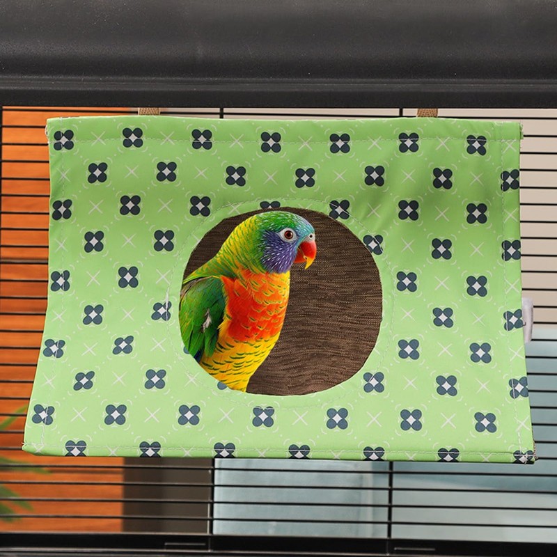 Hanging Triangle Bird Nest for Parrots | Summer Bird Sleeping