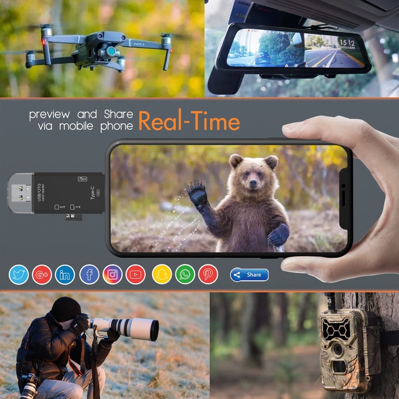 SD Card Reader for Android, Micro SD Card to USB