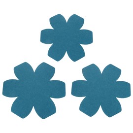 uxcell Pot and Pan Protectors, Set of 3, 3 Different Size Pot Separator for Stacking Felt Pan Protectors Dividers for Protecting Glass Ceramic Plates Cookware, Blue-Thick