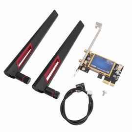 Tarjeta WiFi PCIe 7260AC, Adaptador de Red Inalámbrico de Doble Banda, Velocidad de 1200Mbps, para Juegos y Streaming