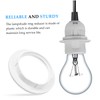 CAXUSD 15pcs Lampshade Reducer Ring Set E14 Lamp Shade Holder