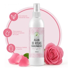 Tónico Hidratante Agua Rosas Productos Mart México 500ml Todo Tipo Piel