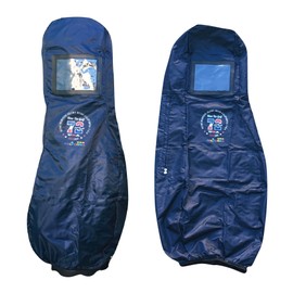 BLUE TEE GOLF California Travel Cover (AgainstPAR72 Model) with Storage Pouch (Navy (New-AgainstPAR72))