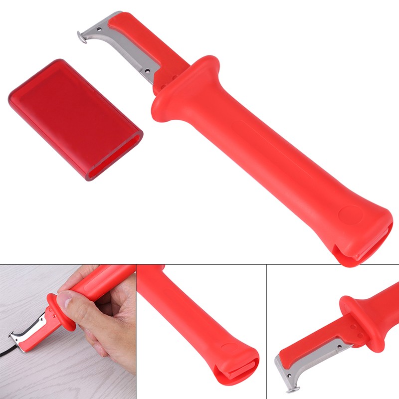 1 PC Electrical Insulation Cable Wire Stripper Cutter Insulated Handle