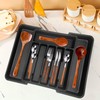 Zeste casa large silverware drawer organizer. Expands to 22.4 inches