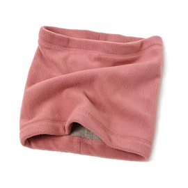 ENSTAB Loop Scarf Children's Cotton Thick Tube Scarf Children's Winter Baby Scarf Baby Loop Neck Warmer Girls and Boys, Dark pink