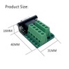 Willwewon 10pcs (5pcs Male 5pcs Female) Solderless Connector DB9, Serial
