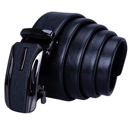 Dubulle Mens Designer Ratchet Belt Stylish Leather Car Model Automatic Buckle Adjustable Sliding for Casual Dress