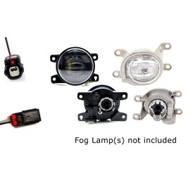 iJDMTOY Direct Plug-in Relay Wiring Kit w/Universal Push-Button Switch Compatible with Honda 2022-up Civic CR-V Accord; Compatible with Toyota 2019-up Crolloar, 24-up Camry, Crown, Highlander, etc