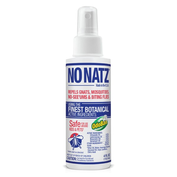 No Natz No Natz Botanical Bug Repellant, Effective for Gnat,