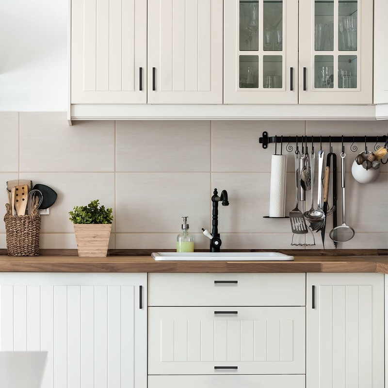 Ravinte 3 Pack 4 Inch Kitchen Square Cabinet Handles Matte