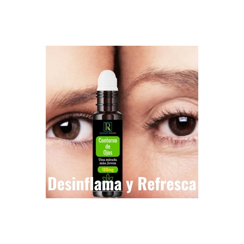 Roll on Contorno de Ojos, Desinflama Bolsas y Ojeras Concentración