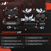 A-Premium 23-PC Tailgate Hardware Rebuild Kit with Bolts Compatible with