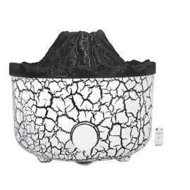 Volcano Diffuser with Remote Control 10W 560ml Tank 100‑240V 165mAh Aromatherapy Volcano Diffusers for Bedroom White AU Plug