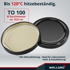 WELLGRO 12 x preserving lids TO 100 black - replacement