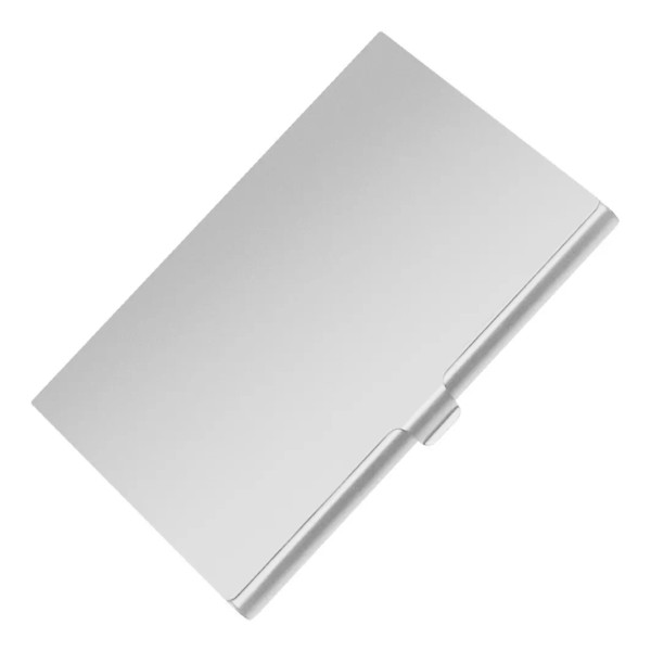 Mercader Digital Paquete De 10 Tarjetero Metálico Aluminio Tarjeta /