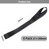 Pack of 6 lashing loops, lashing straps with loops, lashing