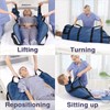 Positioning Bed Pad with Reinforced Handles 43" x 36" Patient