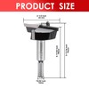 Mollom 2-1/2" (64mm) Forstner Drill Bit for Precise Woodworking with