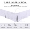 Sapphire Collection PLAIN DYED POLY COTTON PLEATED PLATFORM BASE VALANCE