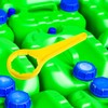 Yellow Plastic Bucket Lid Wrench, 20-30L Drum Cap Opener Tool,