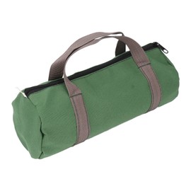 Small Tool Bag Canvas Waterproof 12 x 5.7 in Zipper Tools Pouch Heavy Duty Multipurpose Utility Tote Bags for Electrician Carpenters Technicians