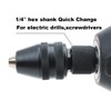 AUTOTOOLHOME 1/4-inch Hex Shank Keyless Drill Chuck for impact driver