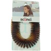 Scunci Effortless Beauty Stretch Hair Combs Tortoise, Opaque White, and