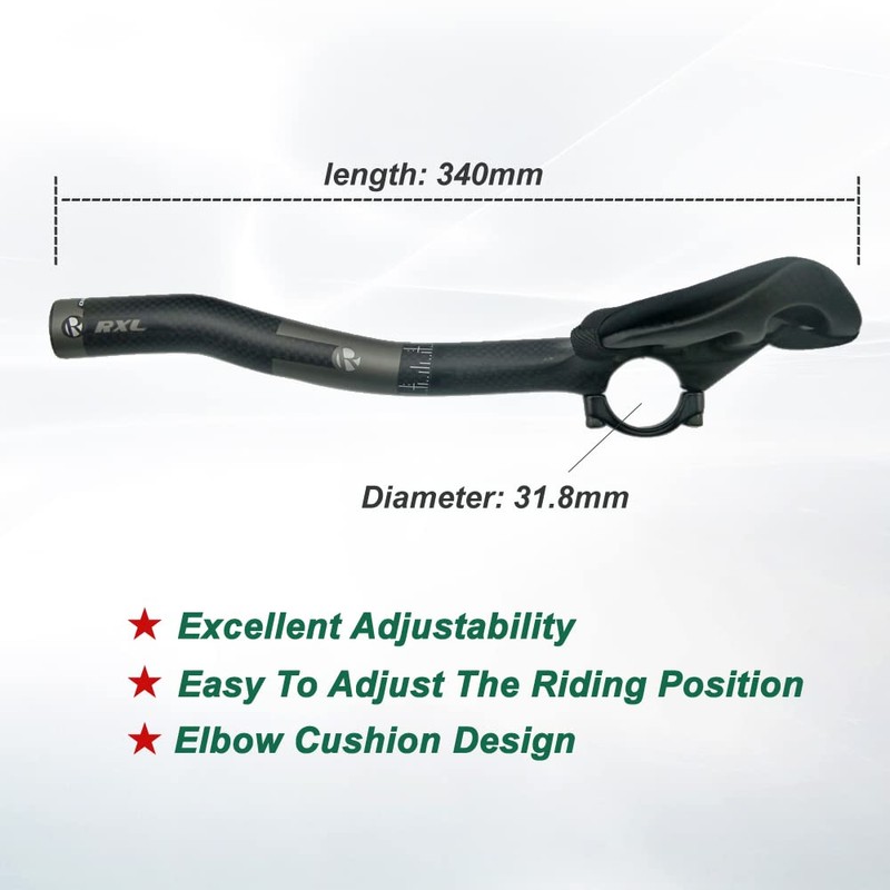 RXL SL Triathlon Handlebar Carbon 31.8 mm TT Bars 3K