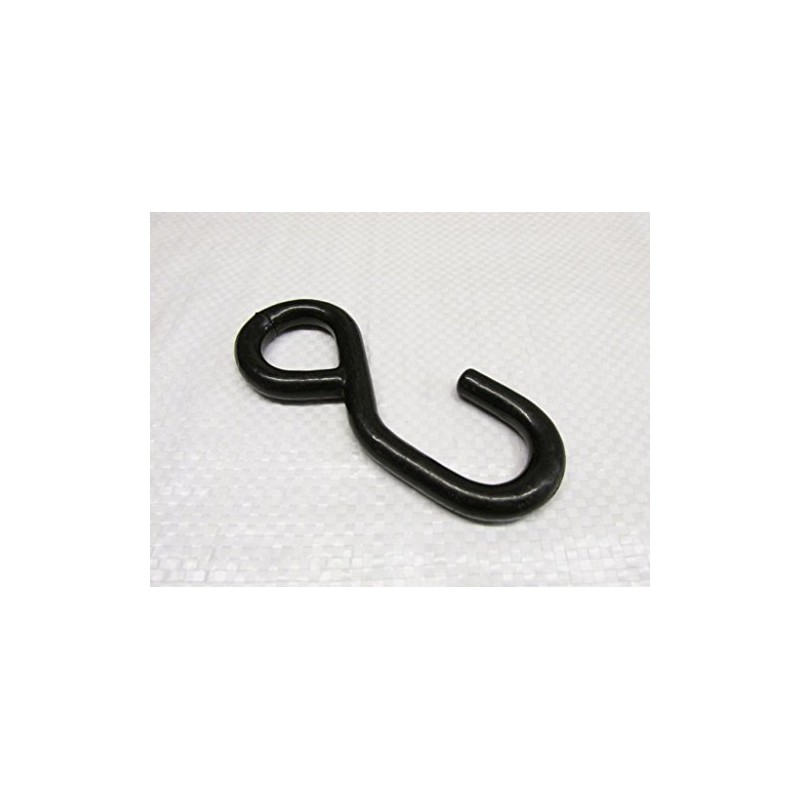Black S Hook with Eye (25MM Hanging Lashing Fitting Heavy