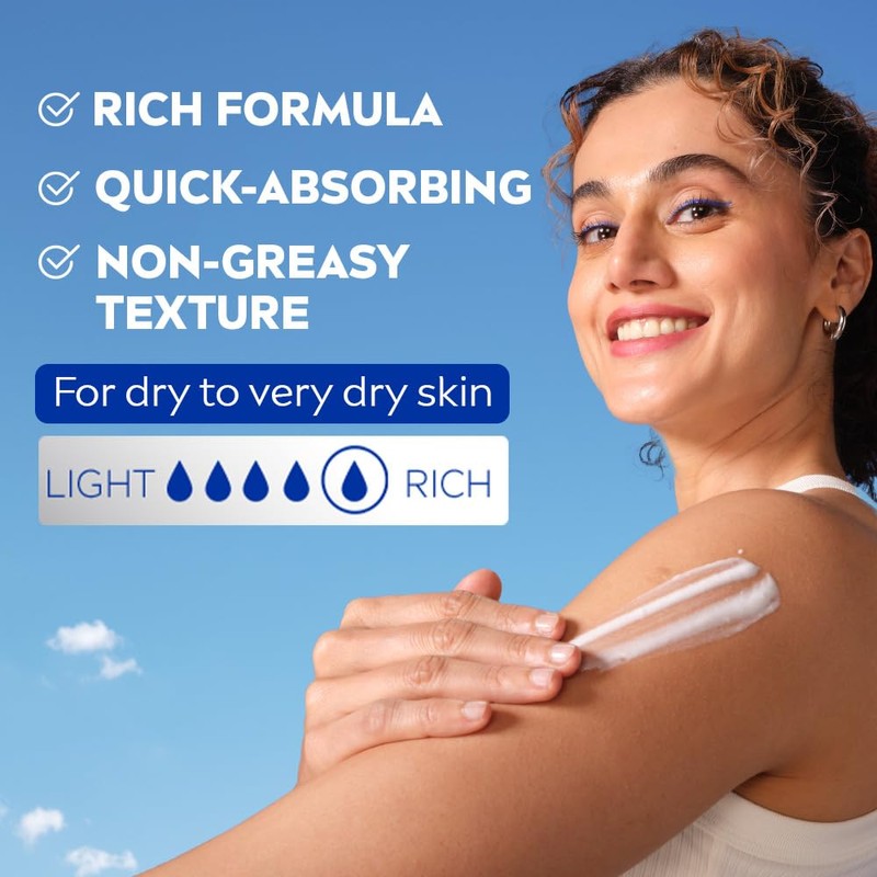 Nivea Nourishing Lotion Body Milk Richly Caring For Very Dry