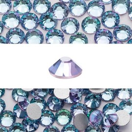 Novani 3000 Pieces Flatback Rhinestones Glass Round Gems Teal Volcano Crystals for Nail Art DIY Crafts Clothes Shoes,SS20,4.6-4.8mm