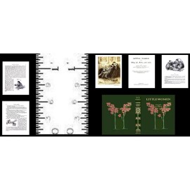 LEE ANN BORGIA 1:24 SCALE MINIATURE BOOK LITTLE WOMEN ILLUSTRATED ALCOTT