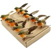 Yolococa Small Orange Birds Christmas Tree Decoration