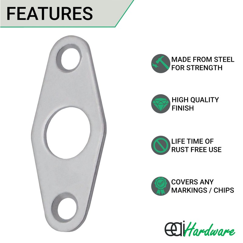 Traditional Key Hole Escutcheon for Mortice Budget Lock | Satin