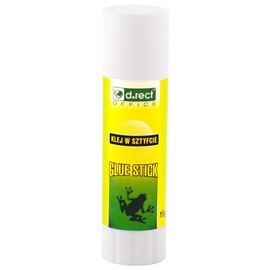D.RECT Stick di Colla PVA 12 Pezzi 15 g – Inodore, Lavabile, Adesione Forte per Carta, Cartone, Foto e Tessuti Leggeri