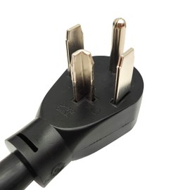 Parkworld 64279 NEMA 14-30P to 6-50R Splitter Cord, NEMA 14-30 Dryer 4-Prong Plug to Welder 6-50 Outlet and 14-30 Receptacle 3 Feet