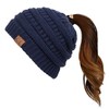 C.C Exclusives - Gorro de Invierno para Mujer (MB-20A), Marino,