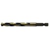 KnKut 3/32 Fractional 1/4" Hex Reduced Shank Quick Release Drill