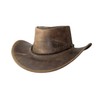 Black Jungle Kimbolton Leather Western Hat Australia Cowboy Hat, charcoal
