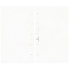 Mini 5 Hole Size Memo Leaf Plain 100 Sheets System