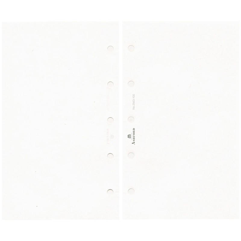 Mini 5 Hole Size Memo Leaf Plain 100 Sheets System