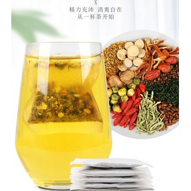 Chrysanthemum Flower Tea Ketsumeishi Ketsumaishi Chrysanthemum Flower Cow Burdock Gold and Silver Flower Cure Tea 450 Katsuka (0.2 oz (5 g) x 30 Tea Bags x 3 Bags)