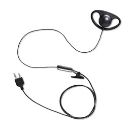 KCTIN Walkie Talkie Headset D Shape for Midland with Mic Security Earpiece for GXT1000VP4 LXT500VP3 GXT1050VP4 GXT1000XB (6 Packs MDL-D6)