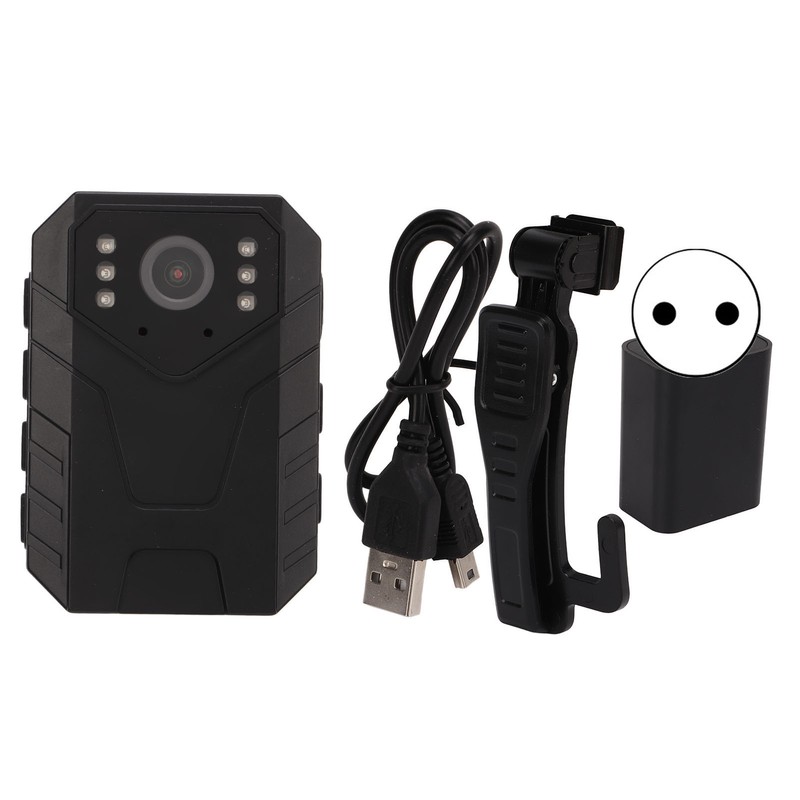 4K HD Body Camera Clip On Wearable Security Camera Night