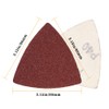 SPEEDWOX 100pcs 3-1/8 Inch 80mm Triangle Sanding Pads Assorted 40/60/80/120/180/240/400/600/800/1000