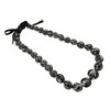 Kukui Nut Lei (Black and White)